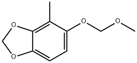 5-(methoxymethoxy)-4-methylbenzo[d][1,3]dioxole 结构式