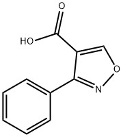 3-苯基异恶唑-4-羧酸 结构式