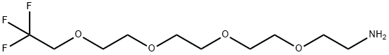 1,1,1-三氟乙基-四聚乙二醇-氨胺 结构式