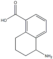 5-氨基-5,6,7,8-四氢萘-1-羧酸 结构式