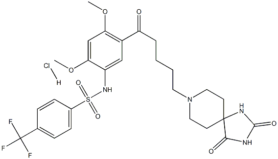 RS 102221 HYDROCHLORIDE 结构式