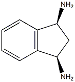 1H-Indene-1,3-diamine,2,3-dihydro-,(1R,3S)-rel-(9CI) 结构式