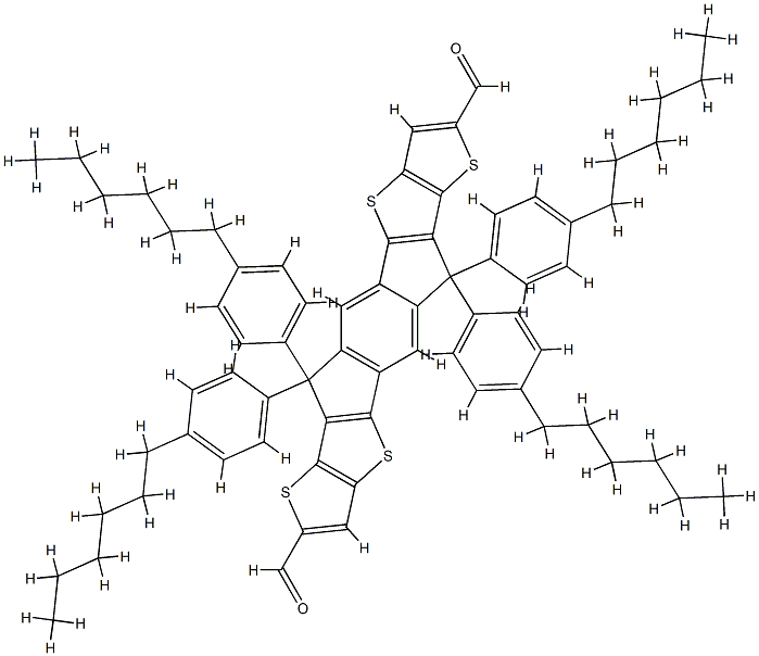 IDTT-C6BENZENE-DIALDEHYDE 结构式