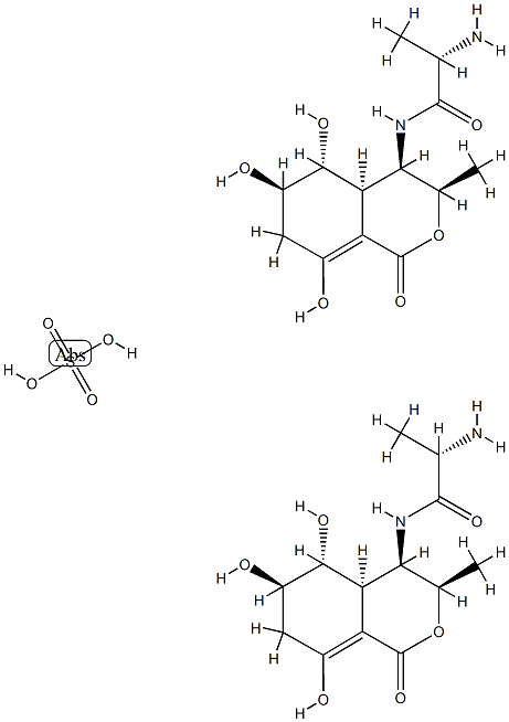 Actinobolin sulfate 结构式