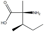 L-Alloisoleucine,2-methyl-(9CI) 结构式