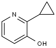 2-环丙基-3-吡啶醇 结构式