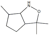 1H-Cyclopent[c]isoxazole,hexahydro-3,3,6-trimethyl-(9CI) 结构式