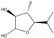 2,3-Furandiol,tetrahydro-4-methyl-5-(1-methylethyl)-,(3S,4S,5R)-[partial]-(9CI) 结构式