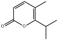 2H-Pyran-2-one,5-methyl-6-(1-methylethyl)-(9CI) 结构式