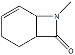 7-Azabicyclo[4.2.0]oct-4-en-8-one,7-methyl-(9CI) 结构式