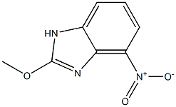 1H-Benzimidazole,2-methoxy-4-nitro-(9CI) 结构式