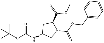 4R-NBOC,-2S脯氨酸 结构式