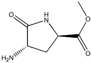 D-Proline, 4-amino-5-oxo-, methyl ester, (4S)-rel- (9CI) 结构式