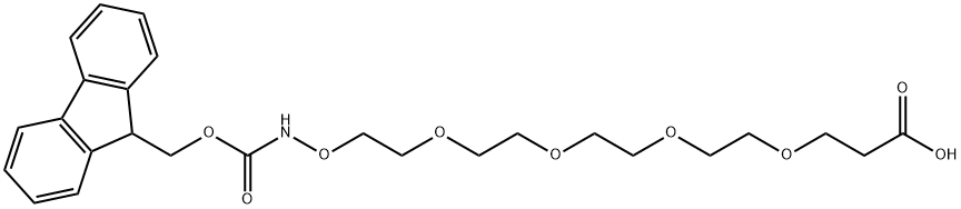 FMOC-AMINOOXY-PEG4-ACID 结构式