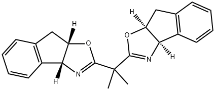 [(3AR,3'AR,8AS,8'AS)-2,2'-异丙叉双[3A,8A-二氢-8H-茚并[1,2-D]恶唑]] 结构式