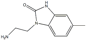 2H-Benzimidazol-2-one,1-(2-aminoethyl)-1,3-dihydro-5-methyl-(9CI) 结构式