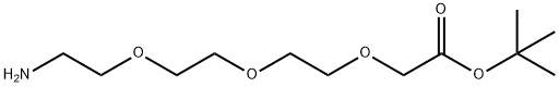 H2N-PEG3-CH2COOtBu 结构式
