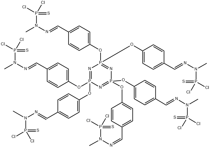 环三偶磷氮烯-PMMH-6树枝状聚合物,代 1.0 结构式