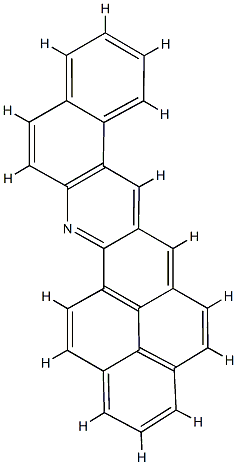 Benzo[a]phenaleno[1,9-hi]acridine 结构式