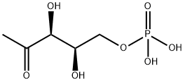 1-脱氧-D-葡萄糖-5-磷酸酯 结构式