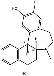 ECOPIPAM HCL; ECOPIPAM HYDROCHLORIDE; SCH39166; SCH-39166; SCH 39166 结构式