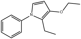 1H-Pyrrole,3-ethoxy-2-ethyl-1-phenyl-(9CI) 结构式