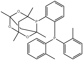 1,3,5,7-TETRAMETHYL-8-(2-DI-O-TOLYLPHOSPHINOPHENYL)-2,4,6-TRIOXA-8-PHOSPHAADAMANTANEPAD-DALPHOS 结构式
