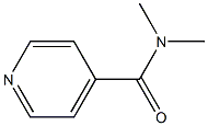 4-吡啶甲酰胺,N,N-二甲基- 结构式
