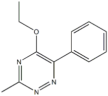 1,2,4-Triazine,5-ethoxy-3-methyl-6-phenyl-(9CI) 结构式