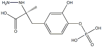 Carbidopa 4'-Phosphate 结构式