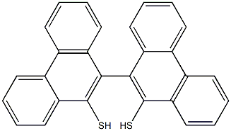 9,9-Biphenanthrene-10,10-dithiol 结构式