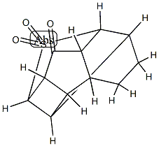 Octahydro-6,2,5-ethan[1]yl[2]ylidene-2H-cyclobuta[cd][2]benzothiophen-7-one 1,1-dioxide 结构式