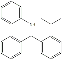 2-(1-Methylethyl)-N,α-diphenylbenzenemethanamine 结构式