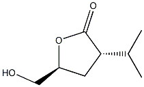 D-erythro-Pentonic acid, 2,3-dideoxy-2-(1-methylethyl)-, gamma-lactone (9CI) 结构式