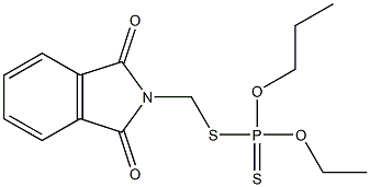 Phosphorodithioic acid=S-[(1,3-dihydro-1,3-dioxo-2H-isoindol-2-yl)methyl]=O-ethyl=O-propyl ester 结构式