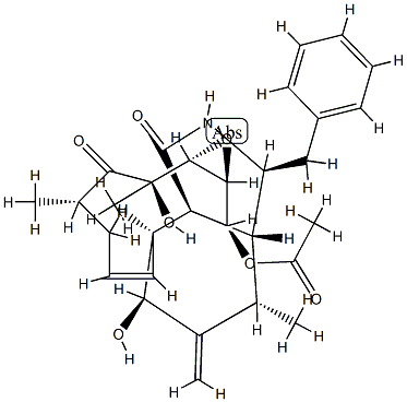 19,20-环氧细胞松弛素D 结构式