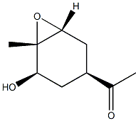 Ethanone, 1-(5-hydroxy-6-methyl-7-oxabicyclo[4.1.0]hept-3-yl)-, [1R- 结构式