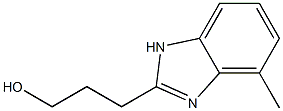 1H-Benzimidazole-2-propanol,4-methyl-(9CI) 结构式