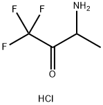 3-AMINO-1,1,1-TRIFLUOROBUTAN-2-ONE HYDROCHLORIDE 结构式