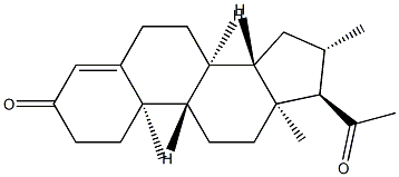 (17α)-16β-Methylprogesterone 结构式