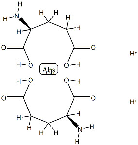 dihydrogen bis[L-glutamato(2-)-N,O1]cobaltate(2-)  结构式