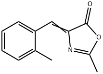 5(4H)-Oxazolone, 2-Methyl-4-[(2-Methylphenyl)Methylene]- 结构式