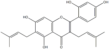 cudraflavone C 结构式