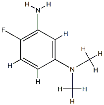 1,3-Benzenediamine,4-fluoro-N1,N1-dimethyl-(9CI) 结构式