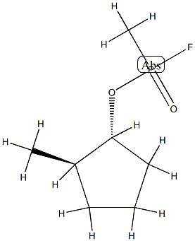 Phosphonofluoridic acid, methyl-, (1R,2R)-2-methylcyclopentyl ester, rel- (9CI) 结构式