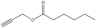 Hexanoic acid propargyl ester 结构式
