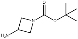 1-叔丁氧羰基-3-胺基环丁胺 结构式