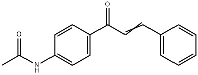 乙酰胺,N-[4-(1-氧代-3-苯基-2-丙烯-1-基)苯基 结构式
