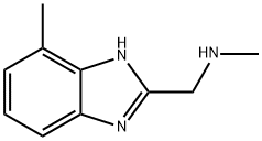 1H-Benzimidazole-2-methanamine,N,4-dimethyl-(9CI) 结构式