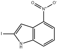 2-碘-4-硝基-1H-吲哚 结构式